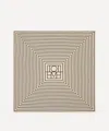 Totême Womens Toteme Signature Monogram Silk Scarf In Neutral