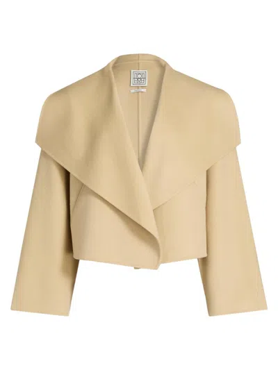 Totême Women's Signature Wool Double-face Jacket In Neutral