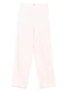Totême Toteme Slanted Pocket Pants In Pink