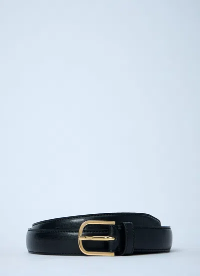 Totême Toteme Women Slim Leather Belt