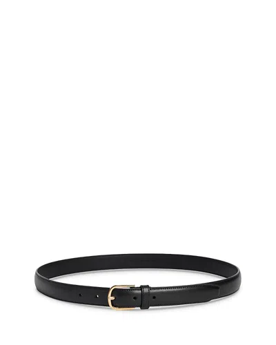 Totême Women's Slim Leather Trouser Belt In Black