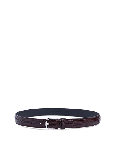 Totême Women's Slim Lizard-embossed Leather Belt In Multi