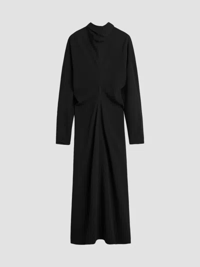 Totême Women's Slouch Waist Scarf Dress In Black