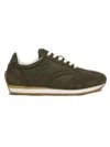 Totême Toteme Sport Suede-trim Sneaker In Brown