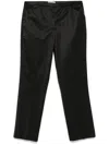 Totême Toteme Women Straight Cropped Trousers In Black
