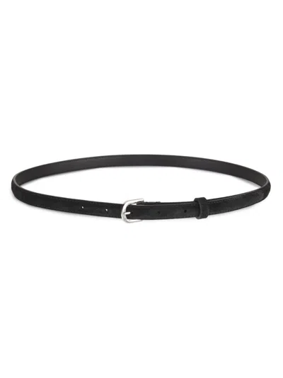 Totême Women's Suede Belt In Black