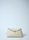 Totême Toteme Women T-lock Leather Clutch