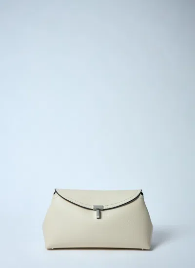 Totême Toteme Women T-lock Leather Clutch