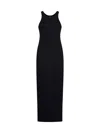 Totême Toteme Women Tank Dress With Curved Armholes In Black