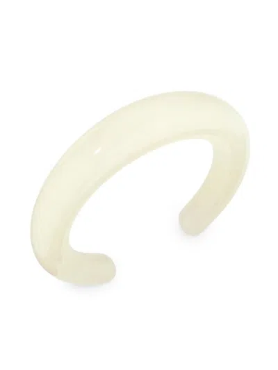 Totême Women's Tapered Resin Cuff In Neutral