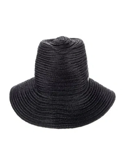 Pre-owned Totême Women's Viscose Fedora In Black