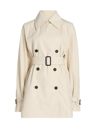 Totême Women's Washed Cotton Trench Coat In Neutral