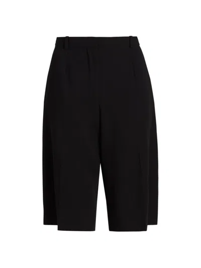 Totême Women's Wide Fluid Shorts In Black