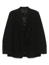 Totême Toteme Women Wool Blend Single-breasted Blazer Jacket In Black
