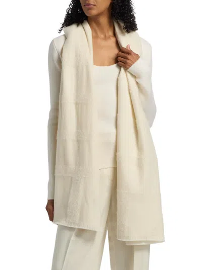 Totême Women's Wool Scarf In White