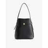 Totême Womens Toteme Belted Leather Bucket Bag In Black