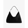 Totême Womens Black Bevel Suede Tote Bag In Black