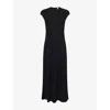 Totême Toteme Women Black Fluid Stretch Jersey Everyday Long Dress In Black