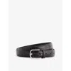 Totême Womens Toteme Embossed Croc Leather Belt In Black