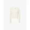 Totême Womens Toteme V-neck Relaxed-fit Cashmere Jumper