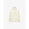 Totême Womens Parachute Loose-fit Cotton-blend Jacket Oyster In Neutral