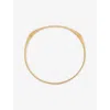 Totême Womens Signature Yellow-gold And Palladium Plated Brass Collar Necklace In Gold