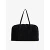 Totême Womens Black Suede Day Large Suede Tote Bag In Black