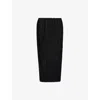 Totême Womens Floral Tulle Maxi Skirt Black In Black