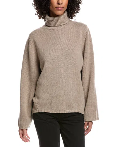 Totême Toteme Wool & Cashmere-blend Sweater In Brown
