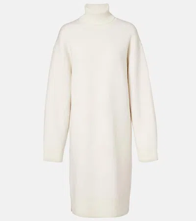 Totême Wool And Cashmere-blend Sweater Dress In White