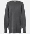Totême Wool And Cashmere-blend Sweater In Grey