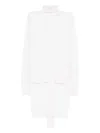 Totême Toteme Wool And Silk Blend Sweater In White