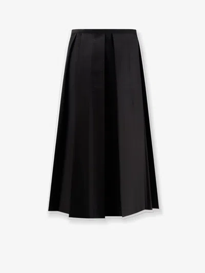 TOTÊME WOOL AND SILK MIDI DRESS