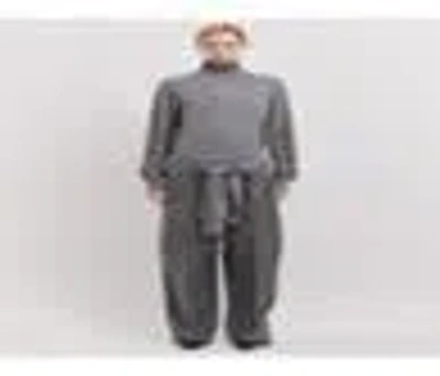 Totême Wool And Silk Turtleneck In Gray