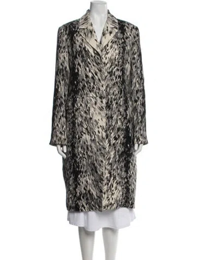 Pre-owned Totême Wool Animal Print Coat In Neutrals