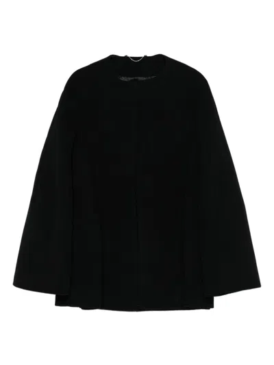 TOTÊME TOTEME WOOL BELL-SLEEVE COAT