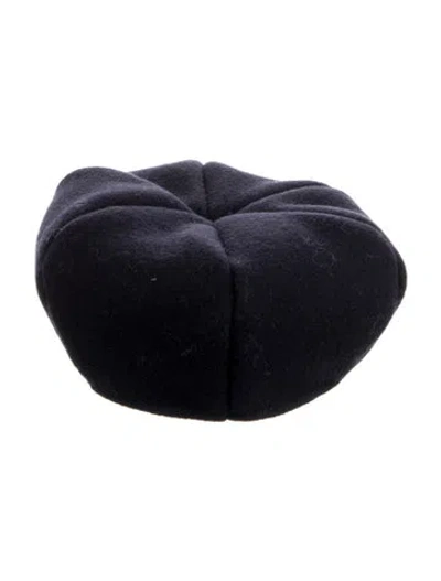 Pre-owned Totême Wool Beret Hat In Blue