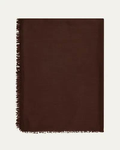 Totême Wool Blanket Scarf In Brown