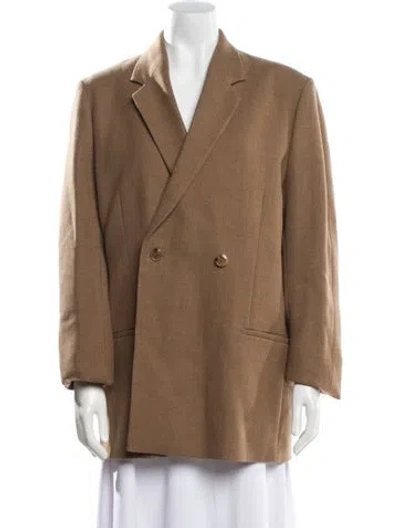 Pre-owned Totême Wool Blazer In Brown