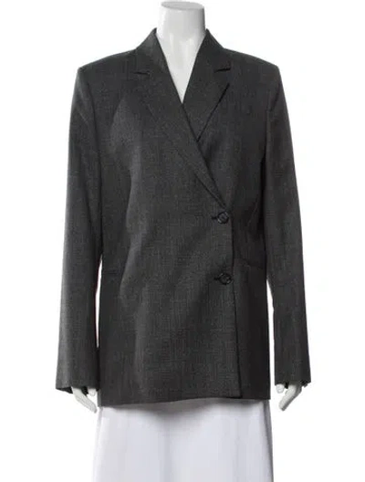 Pre-owned Totême Wool Blazer In Gray