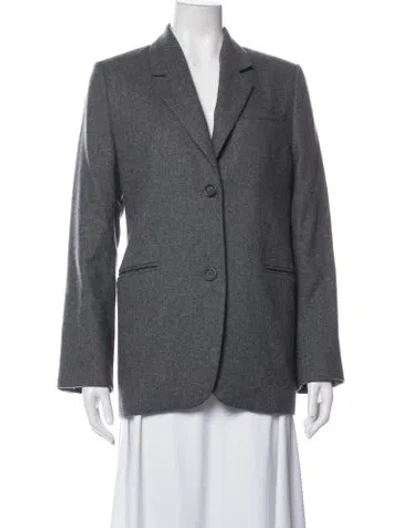 Pre-owned Totême Wool Blazer In Grey