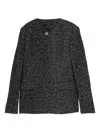 Totême Structured Wool Blazer Featuring Welt Pockets In Black