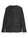 Totême Structured Wool Blazer Featuring Welt Pockets In Black