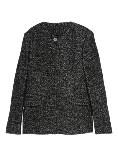 Totême Toteme Wool Blazer Jacket In Black