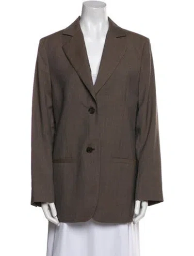 Pre-owned Totême Wool Blazer In Neutral