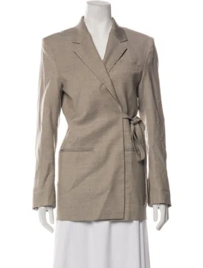 Pre-owned Totême Wool Blazer In Neutrals