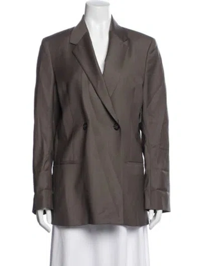 Pre-owned Totême Wool Blazer W/ Tags In Brown