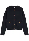 Totême Toteme Wool-blend Cardigan In Blue