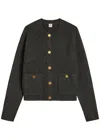Totême Toteme Wool-blend Cardigan In Gray