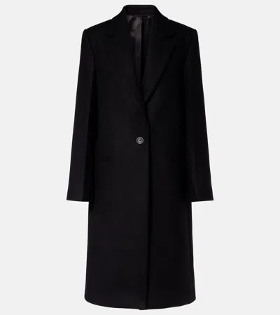 Totême Wool-blend Coat In Black